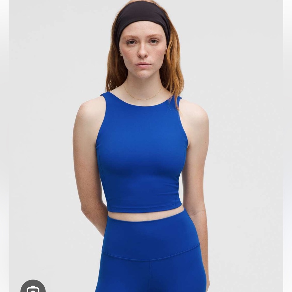 Lululemon high neck align tank - Galactic Cobalt